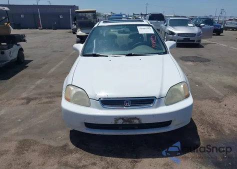 1996 Honda Civic Ex z USA, uszkodzony, nr VIN 2HGEJ8640TH554720